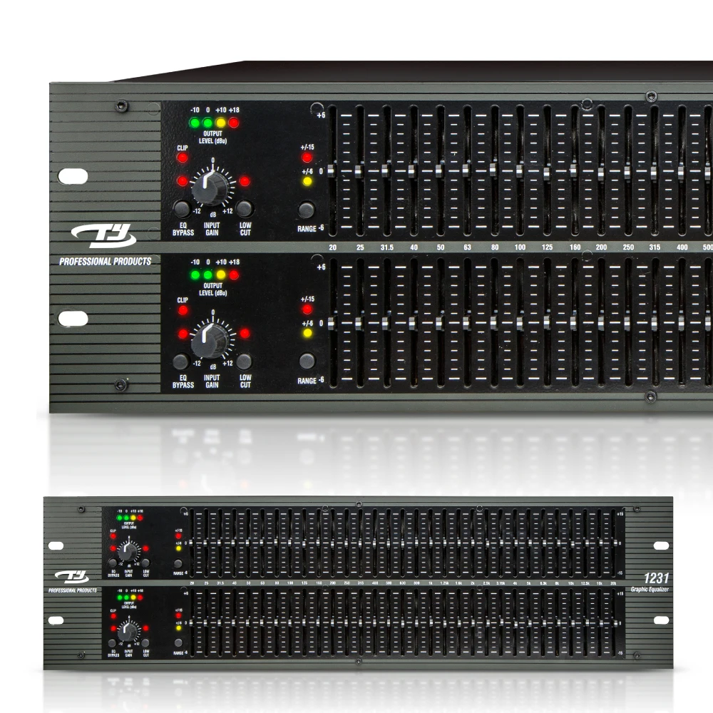 1231 профессиональная двойная Настройка 31 раздел эквалайзера звуковой сцены