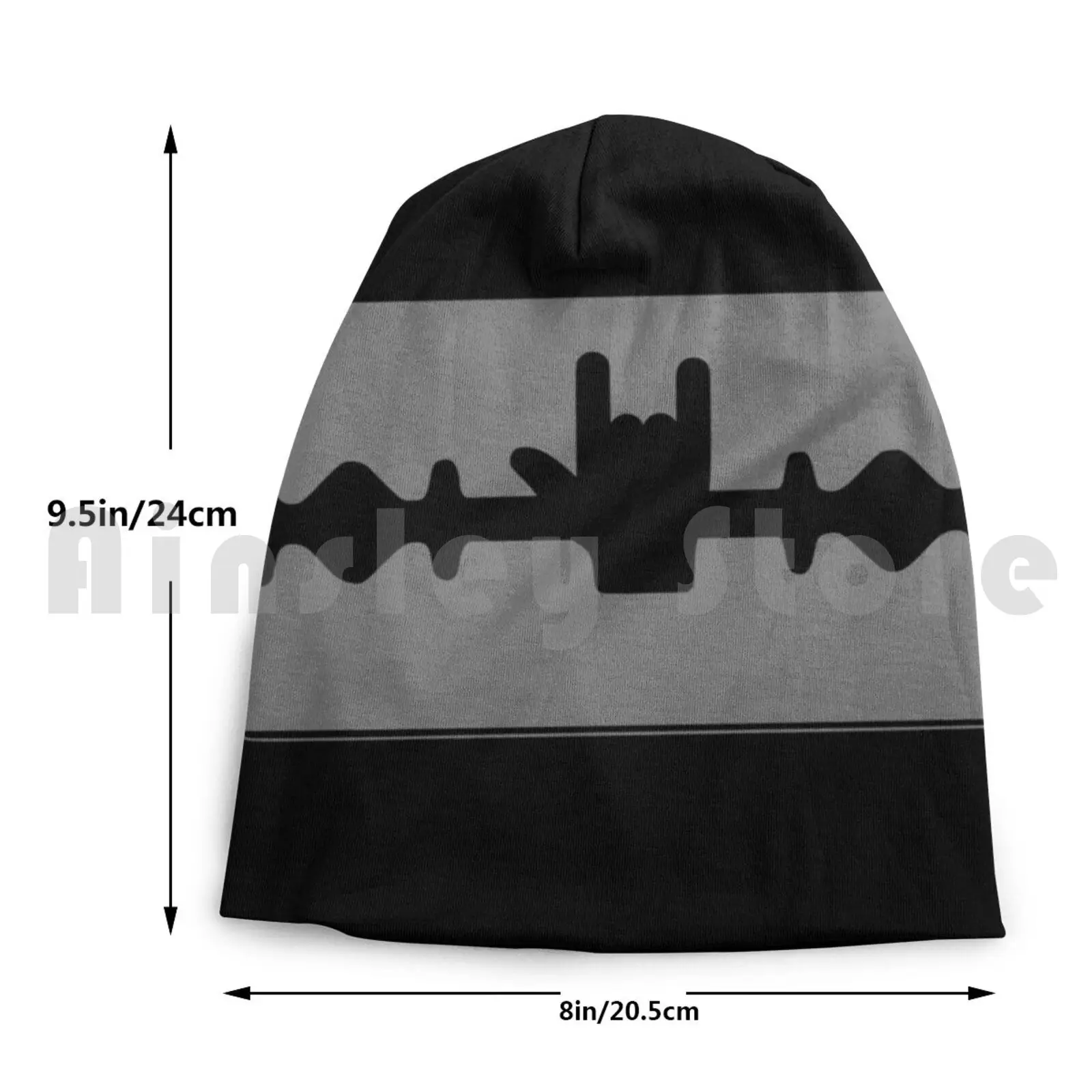 Металлическая шапка Metal Beanies Knit Hat Hip Hop Music Razer Fan Blind Guardian Concert Hard Electric Heavy on.