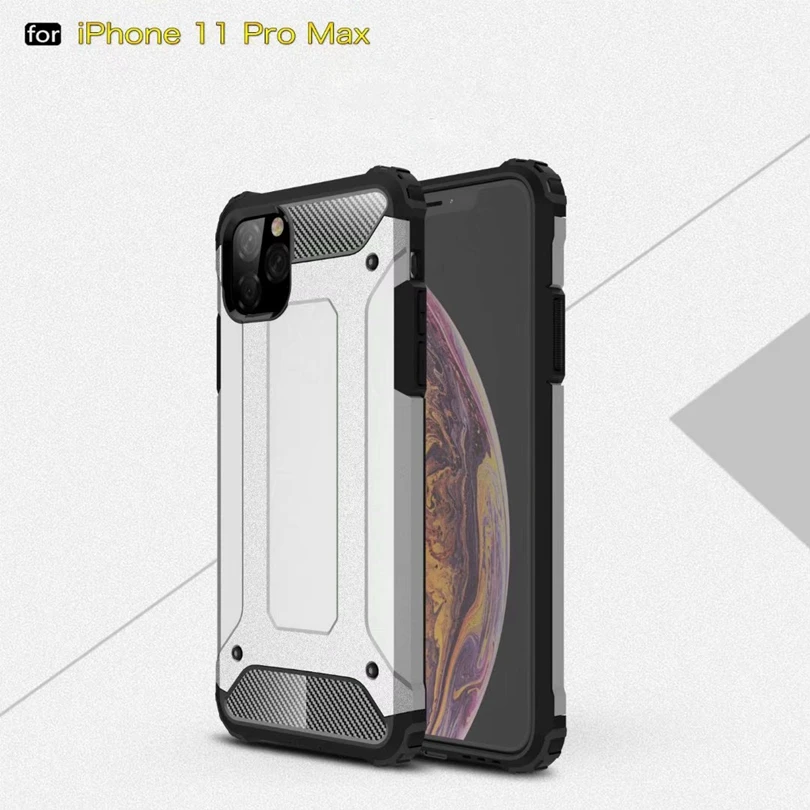 Для iPhone 11 Pro Max/11Pro Max 6 5 &quotПрочный Гибридный Прочный противоударный защитный чехол