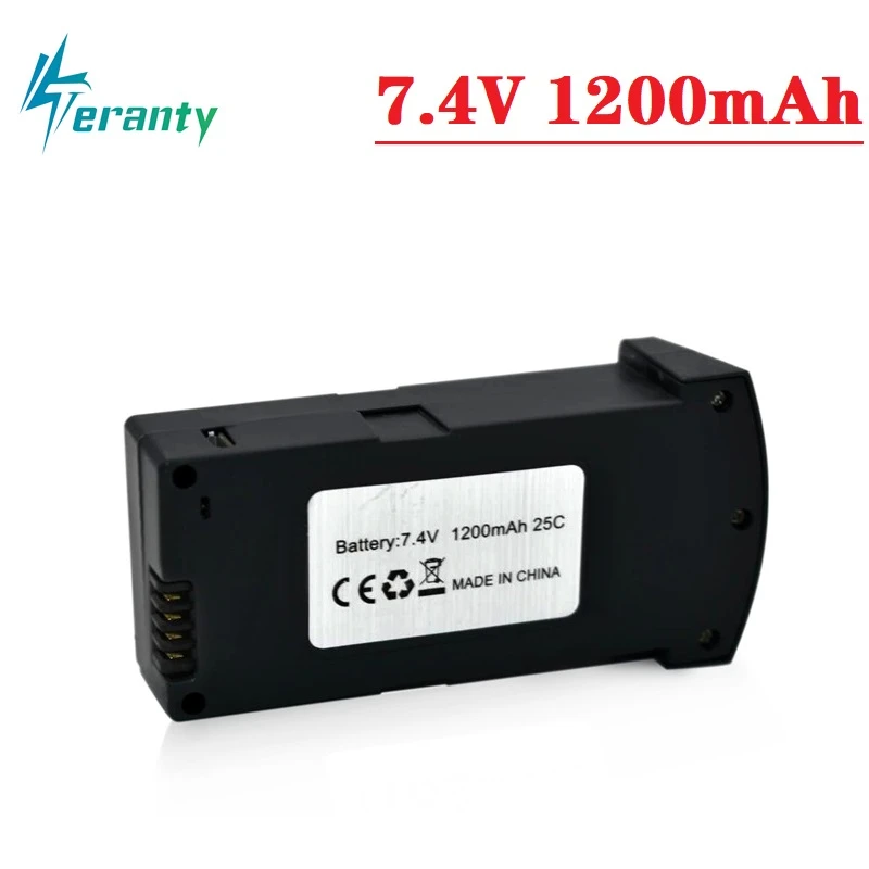 

1/2/3/5/10Pcs 7.4V 1200MAH LiPo Battery For RC E520 E520S RC Quadcopter Spare Parts 1200 mAh 25C 7.4V Drone Battery Original NEW