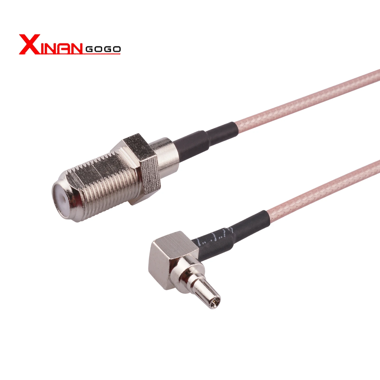 

XinAnGoGo F Tpye Female to CRC9 Right Angle RG316 pigtail Cable For HUAWEI Modem