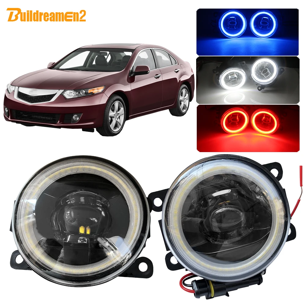 Buildreamen2 для Acura TSX 2011 2012 2013 2014 автомобиля 4000LM светодиодный лампы Противотуманные