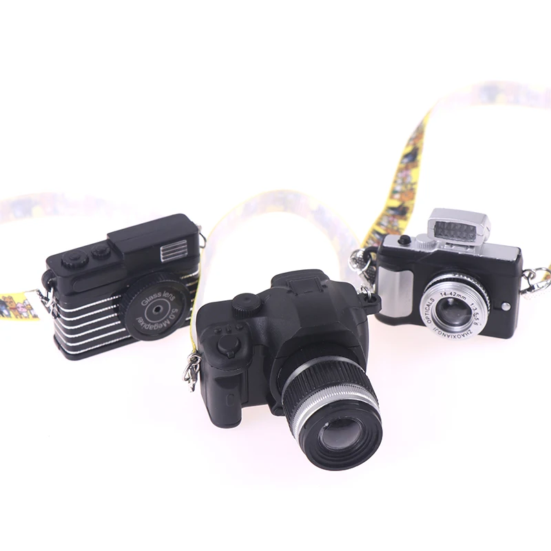 

1Pc 1/6 1/8 1/12 Dollhouse Miniature Digital SLR Camera Dolls House Decoration Accessory New