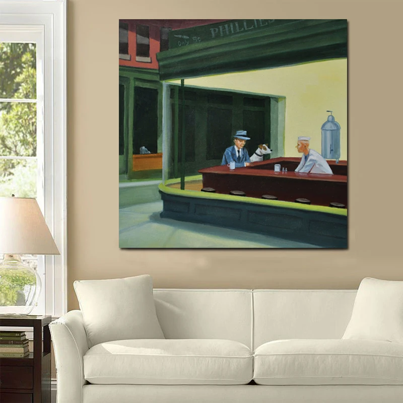 

Edward Hopper Cuadros Wallpaper Canvas Painting Print Living Room Home Decoration Modern Wall Art Oil Painting Posters Pictures