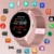 Новинка 2021, женские умные часы с Полноразмерным сенсорным экраном, спортивные фитнес-часы IP67, водонепроницаемые умные женские часы с Bluetooth для Android и iOS - изображение