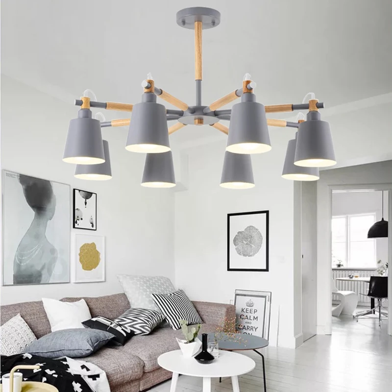 Потолочная люстра E27 светодиодный светильник для гостиной спальни фойе|Люстры| |