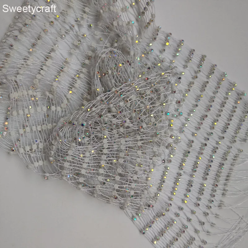 Белая рыболовная сеть 65 х55 см |