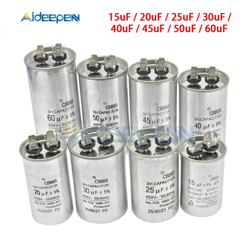 Конденсатор двигателя переменного тока воздушный Кондиционер компрессор