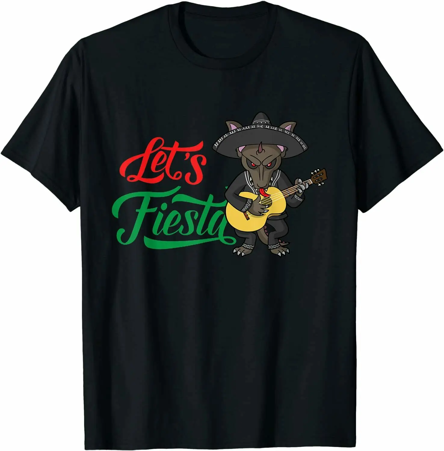 Cinco de Mayo Чупакабра Let's Fiesta Latino Юмор рубашки с цитатами Размеры S 5XL|Мужские
