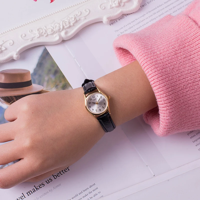 Casio Часы серии стрелок Элегантные Простые кварцевые женские часы LTP-1094Q-7B2 |