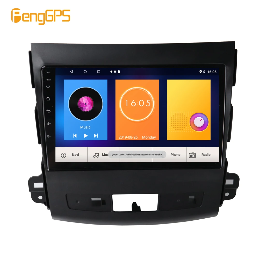 Android 9 1 4 + 64 Гб px5 встроенный DSP автомобильный без DVD плеера радио для Mitsubishi Outlander 2005