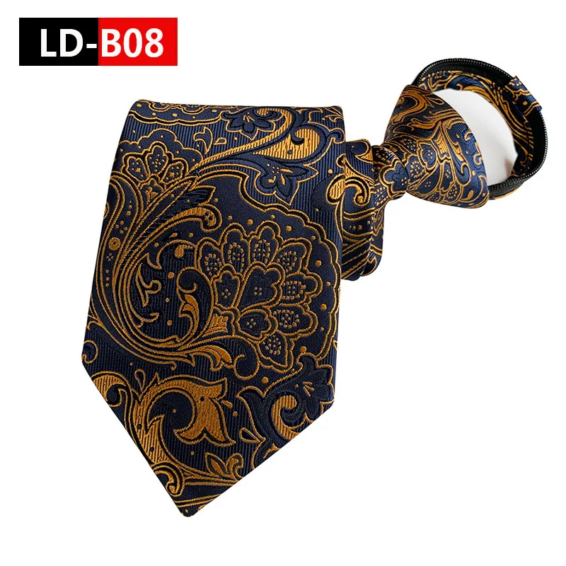 

Lazy Tie with Zipper Easy-pull Polyester Material Shirt and Suit with Clothing Gifts for Men Tie for Men