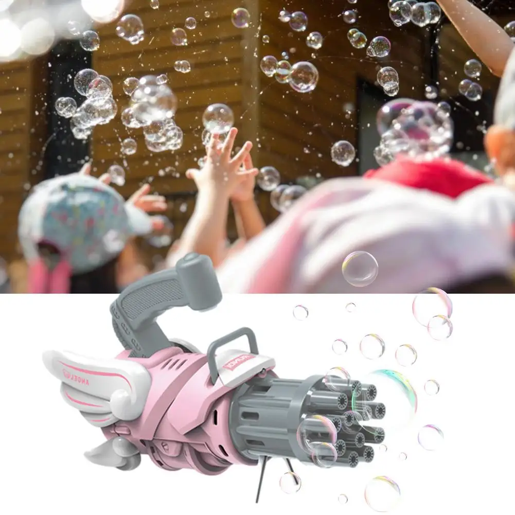 

Electric Bubble Machine 12-hole Automatic Bubble Maker Summer Outdoor Soap Water Kids Toy Automatic Bubble Blower Children Gift