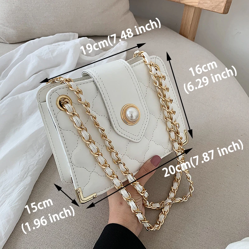 Women's Bag Female New Fashion Handbag Shoulder Bags for Women Messenger Handbags Rhombic Chain Bag White Red Green Black