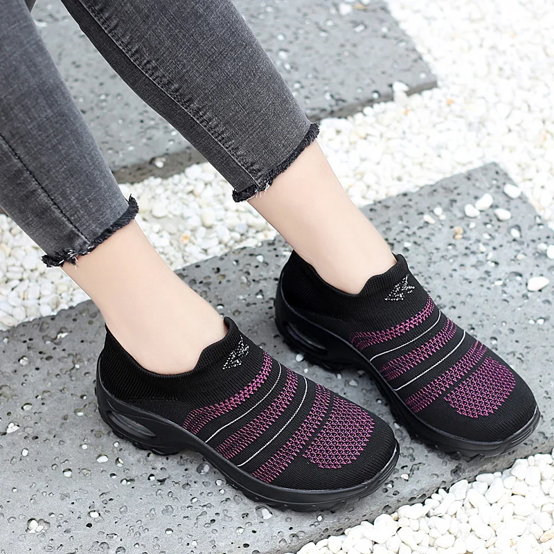 

Spring and Autumn Lightweight Soft Socks Non-slip Stretch Lazy Shoes Casual Women's Shoes Cushioned Shoes