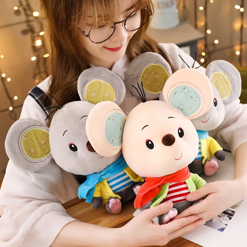 30 см Милая мультяшная мышь плюшевая игрушка Мягкое Животное маленькая игрушки
