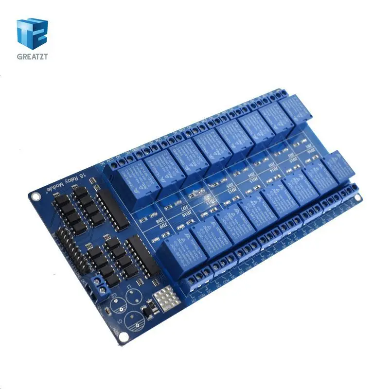 1 шт. 5 в 12 В 16 канальный релейный модуль для arduino ARM PIC AVR DSP электронный релейный ремень оптрон изоляция 16 дорога