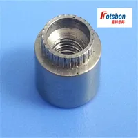 ZS-M5-1/1.2/1.5/2/2.5/3 Flare-In Nuts Self-clinching Fasteners Cabinet Inserts Sheets Metal Rivet Nut Inox Rivets PCB Panels Vis