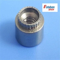 z m6 11 21 522 53 flare in nuts self clinching fasteners cabinet inserts sheets metal rivet nut carbon steel pcb panels vis