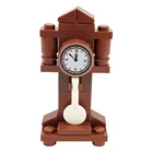 Городской конструктор, часы, домашняя мебель, часы, Классическая сборка, детские игрушки для детей, аксессуары, совместимы с MOC Citys