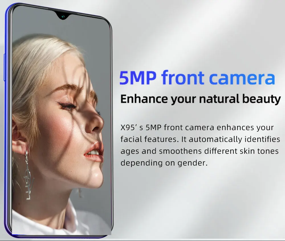 Мобильный телефон DOOGEE X95 экран 6 52 дюйма Android 10 4G LTE тройная камера 13 МП соотношение