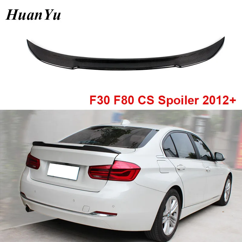 Новый стиль F80 M3 CS для BMW 3 серии F30 углеродное волокно седан задние крылья