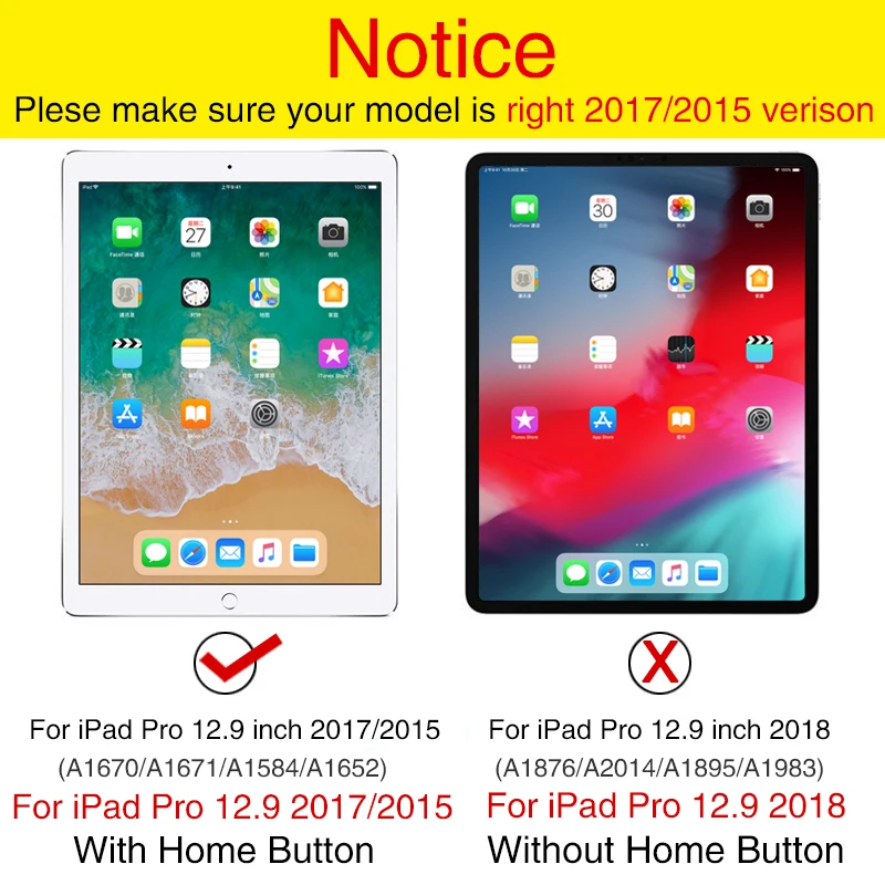 

Case For iPad Pro 12.9 2017 Edition Wireless Bluetooth Keyboard Protective Cover For iPad pro12.9 ipad 12.9" A1670 A1671 Tablet