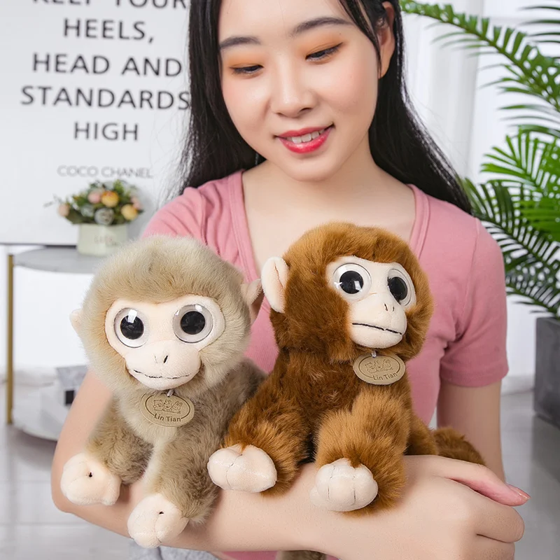 Игрушка плюшевая в виде обезьяны 17/30 см