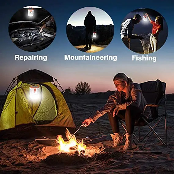 

Portable Lanterns 280W 160W Lamp Solar Charging Light Energy-saving HookBulb Solar Mobile Camping Powerful Outage Emergency Lamp