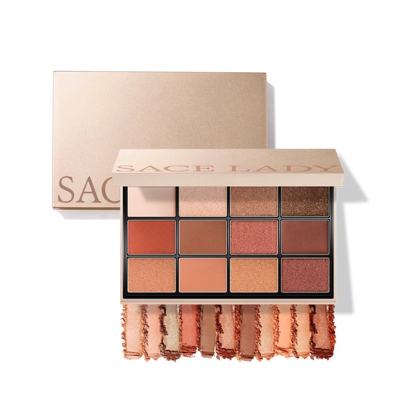 

Eyeshadow Palette Wholesale Glitter Eyeshadow Kit 12 Colors Matte Pearlescent High Lasting Non-smudge All-match Makeup Palette