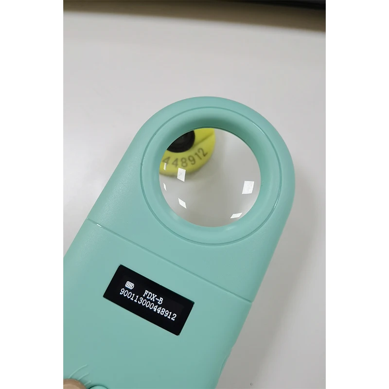 New Arrival Free Shipping Animal Handheld Reader with LED Light and Magnifying Glass Dog Cat Mouse Fish Pet Chip Scanner