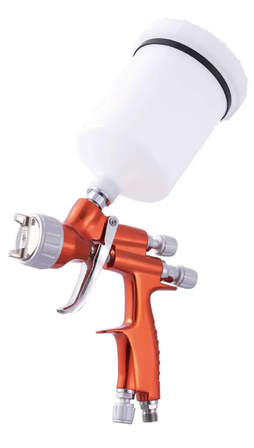 

New Luxury Air paint gun Sprayer HVLP PLUS Gravity feed 1.3mm nozzle w/t tank professional Car body Paint Tool Pistol Spray Gun