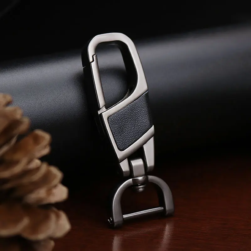 Роскошный Металлический автомобильный брелок для ключей кожаный VW Skoda Seat Mazda Hyundai