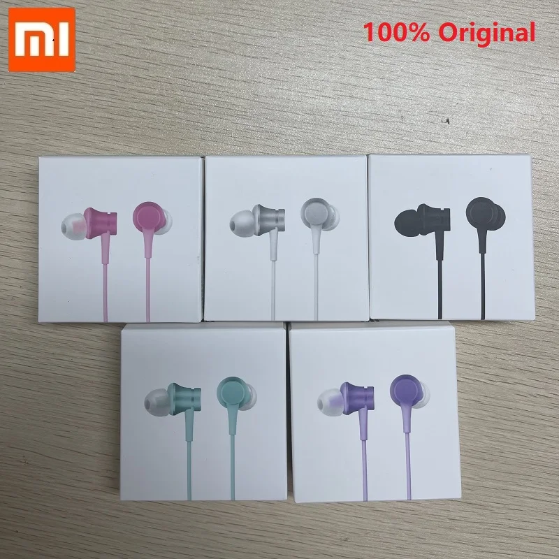 

100% оригинальные наушники Xiaomi Piston 3 проводные наушники с басами 3,5 мм спортивные наушники-вкладыши с микрофоном гарнитура