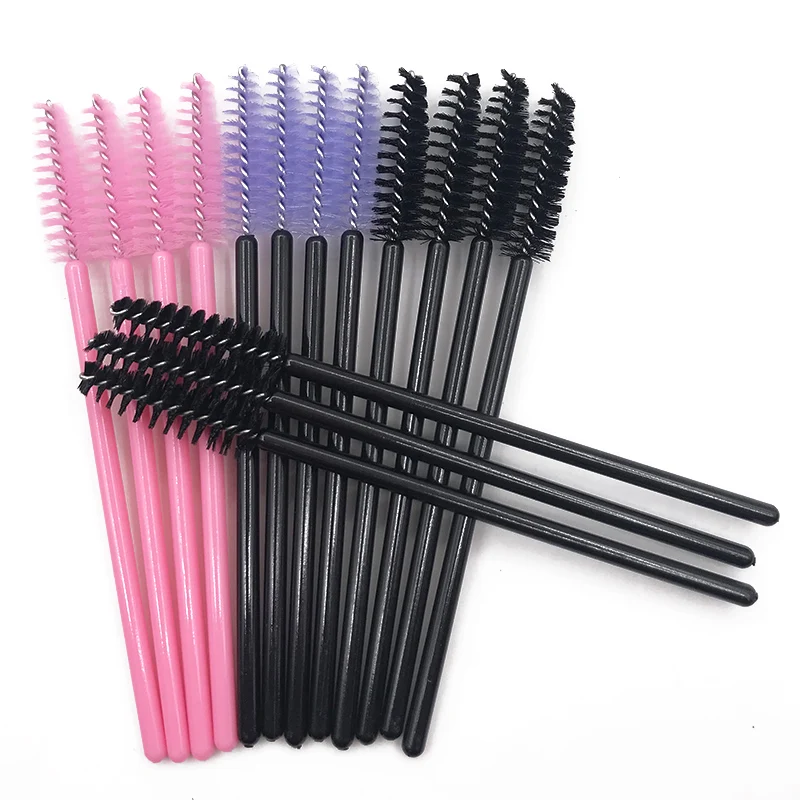 50 шт. одноразовые зеркальные кисти для нанесения туши|Аппликатор теней век| |