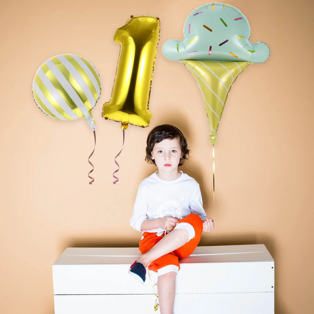 

1 Set of Birthday Party Scene Layout Decorative Balloon Party Balloons Supplies