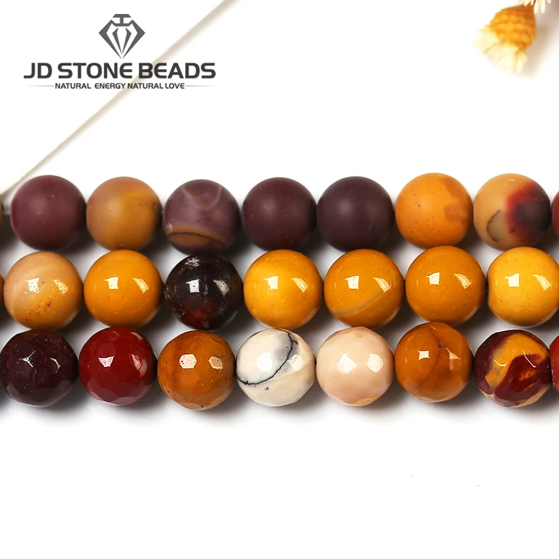 Натуральные Гладкие бусины из мукаита ограненный натуральный драгоценный