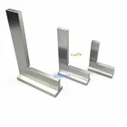 Угловая линейка под углом 90 градусов из нержавеющей стали, угловая линейка с широким основанием DIN8752, стандартные измерительные инструменты с основанием 160x100 мм