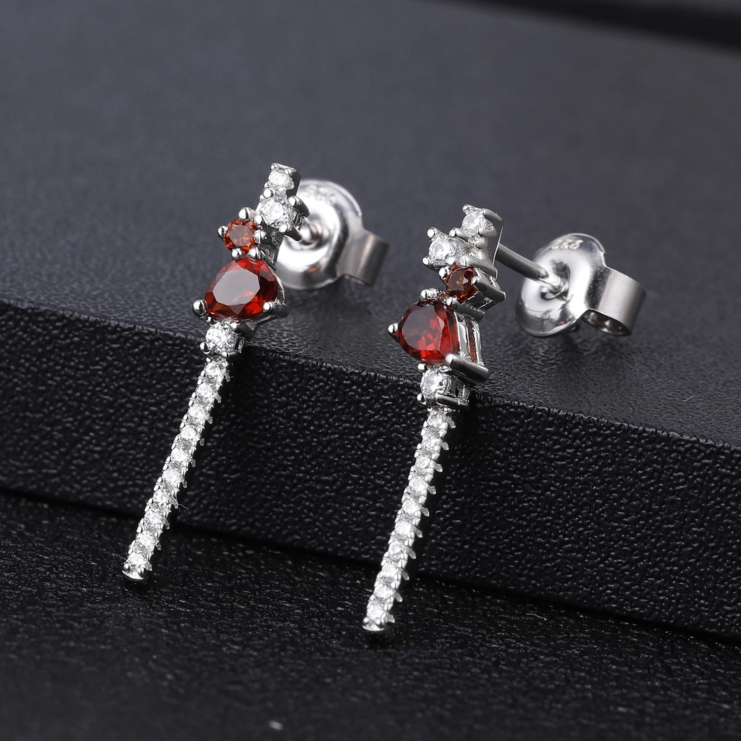 Женские серьги-подвески GEM'S BALLET Серьги с драгоценными камнями из стерлингового