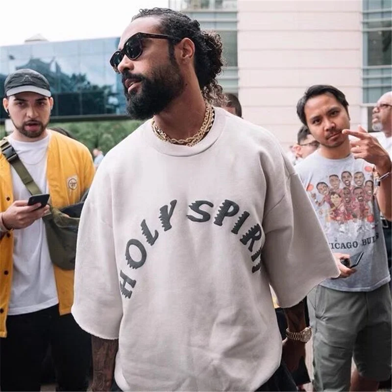 Kanye Cpfm пенопластовые буквы с коротким рукавом в стиле High Street 1:1