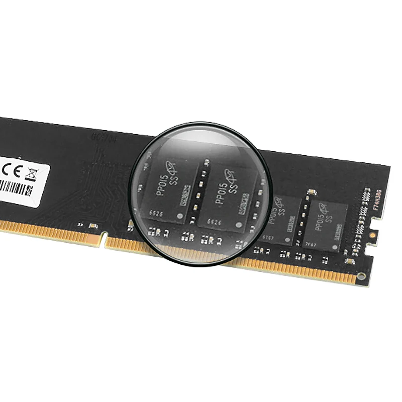 

JingHai 4G DDR4 RAM 2666MHz 1.2V 284-Pin Computer Game Memory Module, Suitable for Desktop Computer Memory