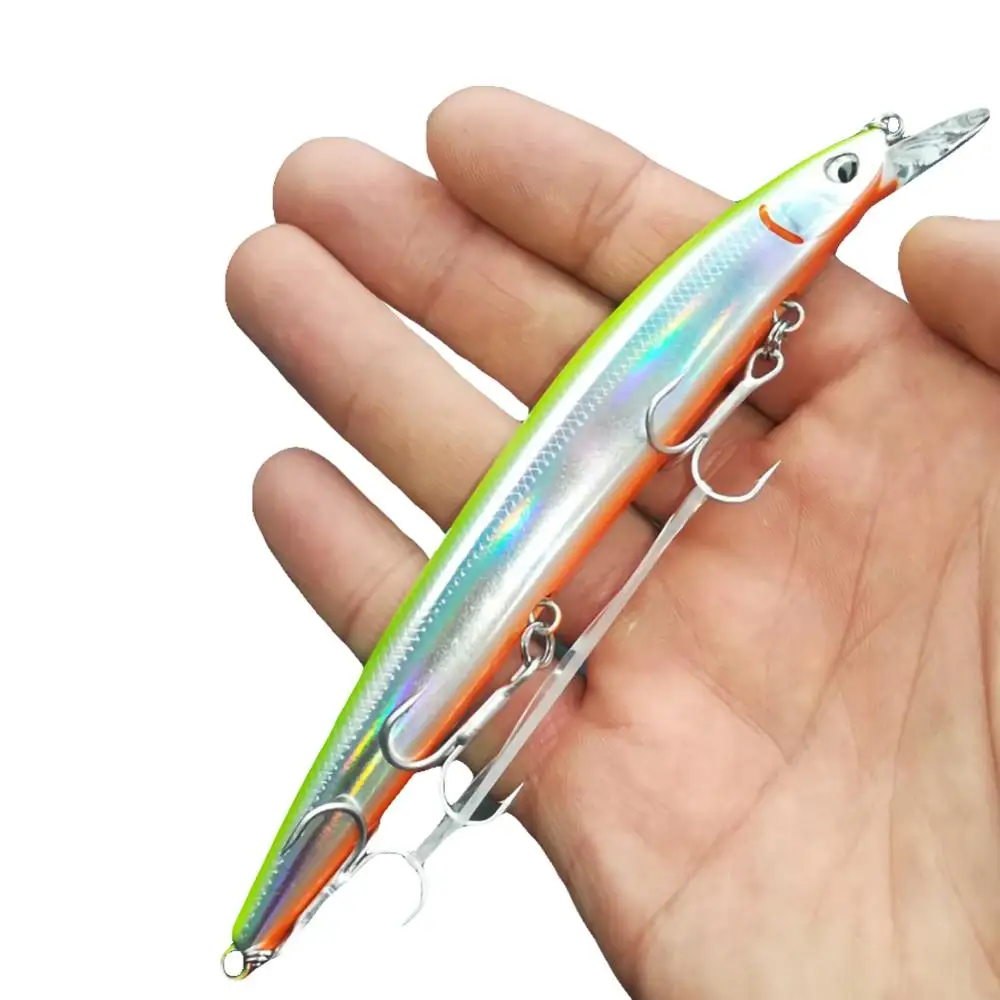 128mm 14.8g Fishing Bait Floating depth 0.8-1.2m With Hooks Swivels Tackle Kits Outdoor Accessories | Спорт и развлечения