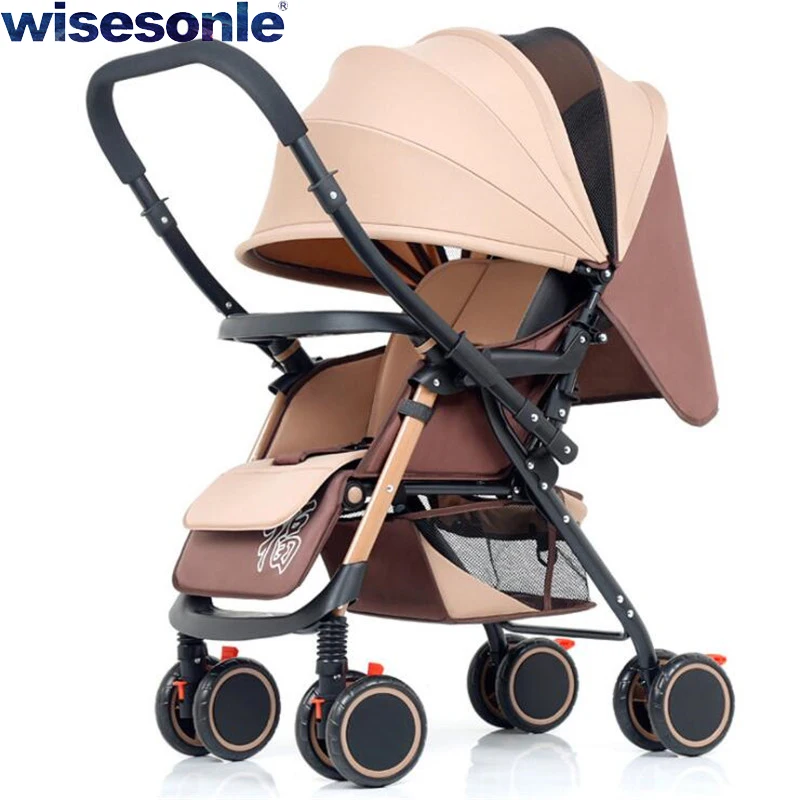 Wisesonle коляска детская Легкая коляска коляска в самолет Коляска с двусторонним движением
