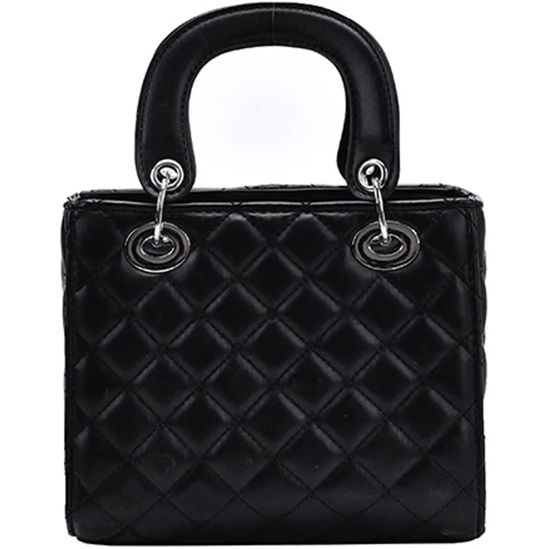

Female Square Elegant Tote Bag 2021 Fashion New High quality PU Leather Women's Designer Handbag Lattice Shoulder Messenger Bag