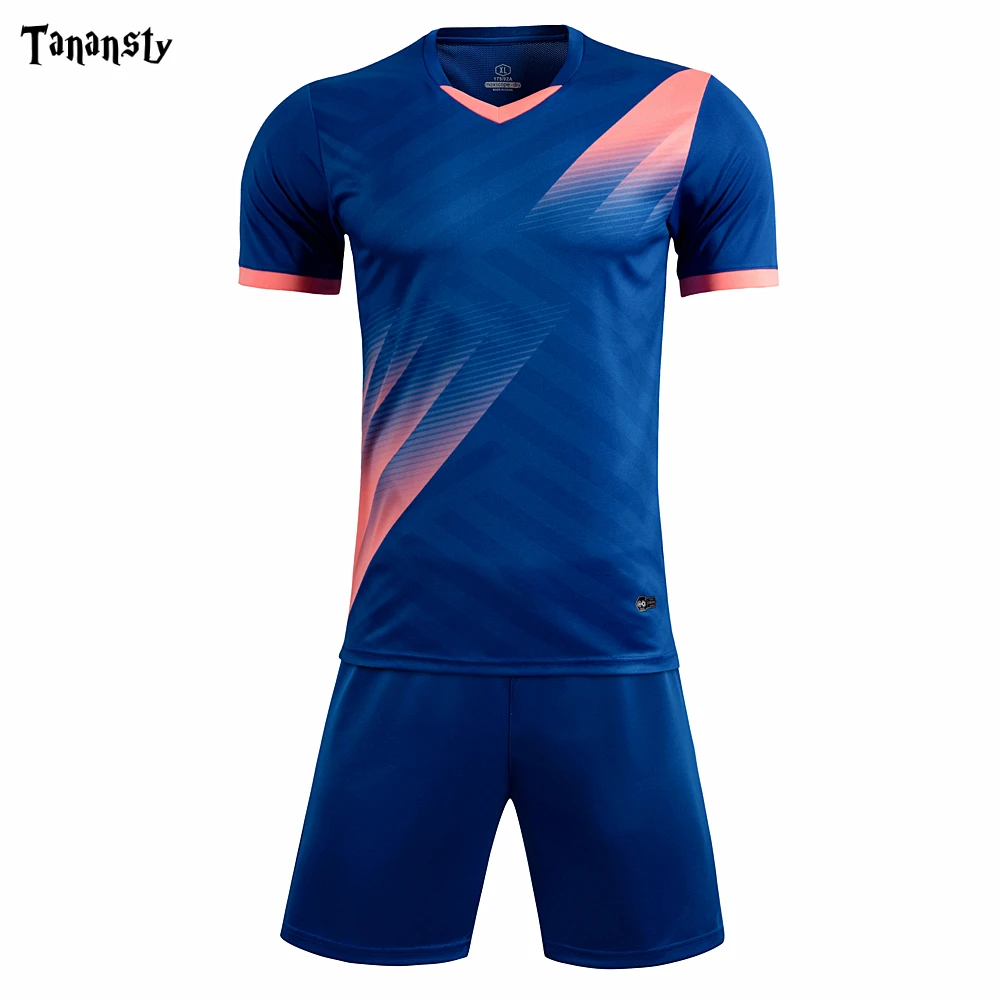 Новинка мужской комплект футбольной формы женская и Мужская футболка с