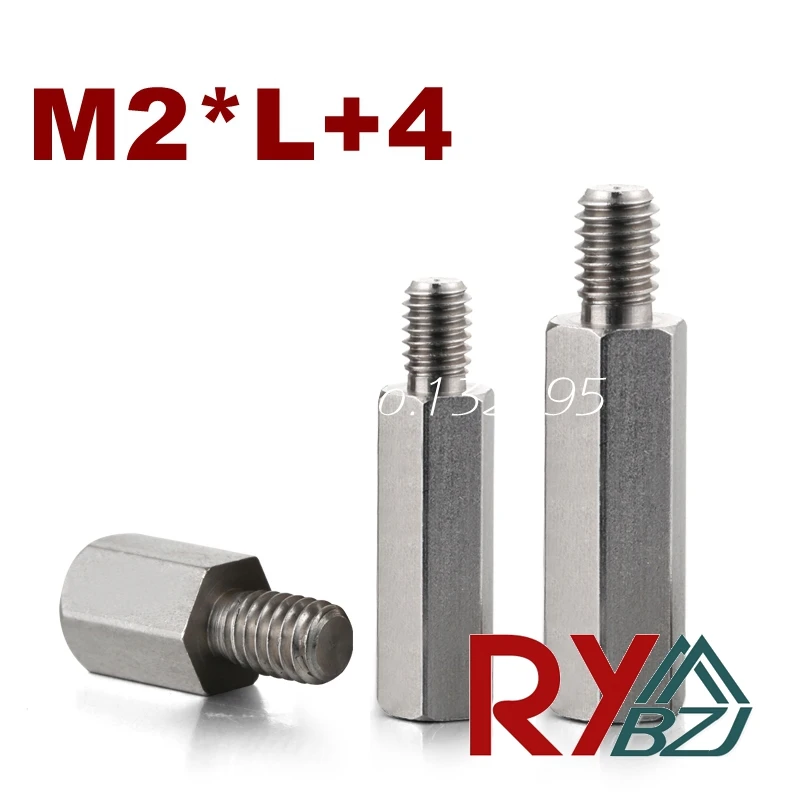 M3* L+ 10 нержавеющая сталь противостояние Распорки Женский Мужской расстояние винты Резьбовая распорка Шестигранная распорка