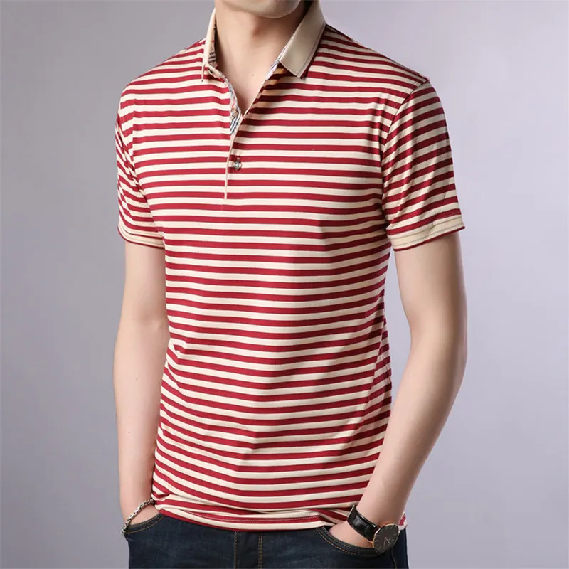 

C1348-Summer new men's T-shirts solid color slim trend casual short-sleeved fashion