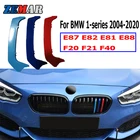 Автомобильная решетка радиатора ZEMAR, 3 шт., из АБС-пластика для BMW F20, F21, F40 Series 1, E87, E82, E81, E88