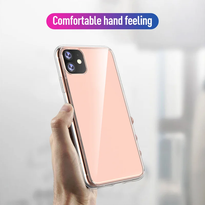 Силиконовый чехол для IPhone 11 Pro Max 2019 противоударный мягкий прозрачный телефона XI
