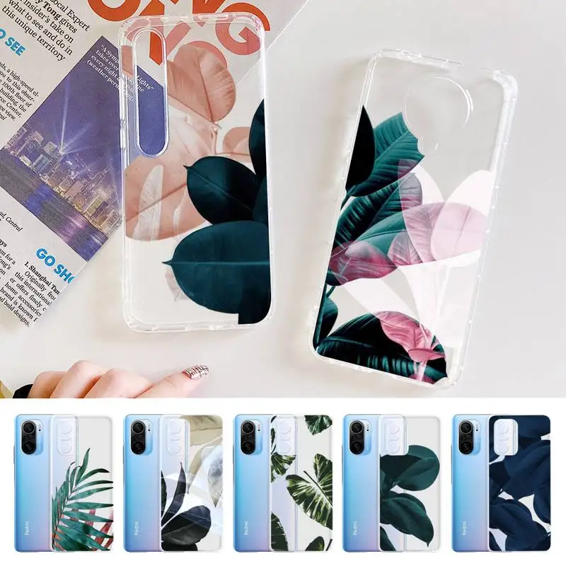 

Tropical Plants Cactus Banana Leaves Phone Case For Xiaomi 10t pro 11 Note10lite Redmi 5plus 7A 8 K20pro 9A Note 9 Pro Max s 10